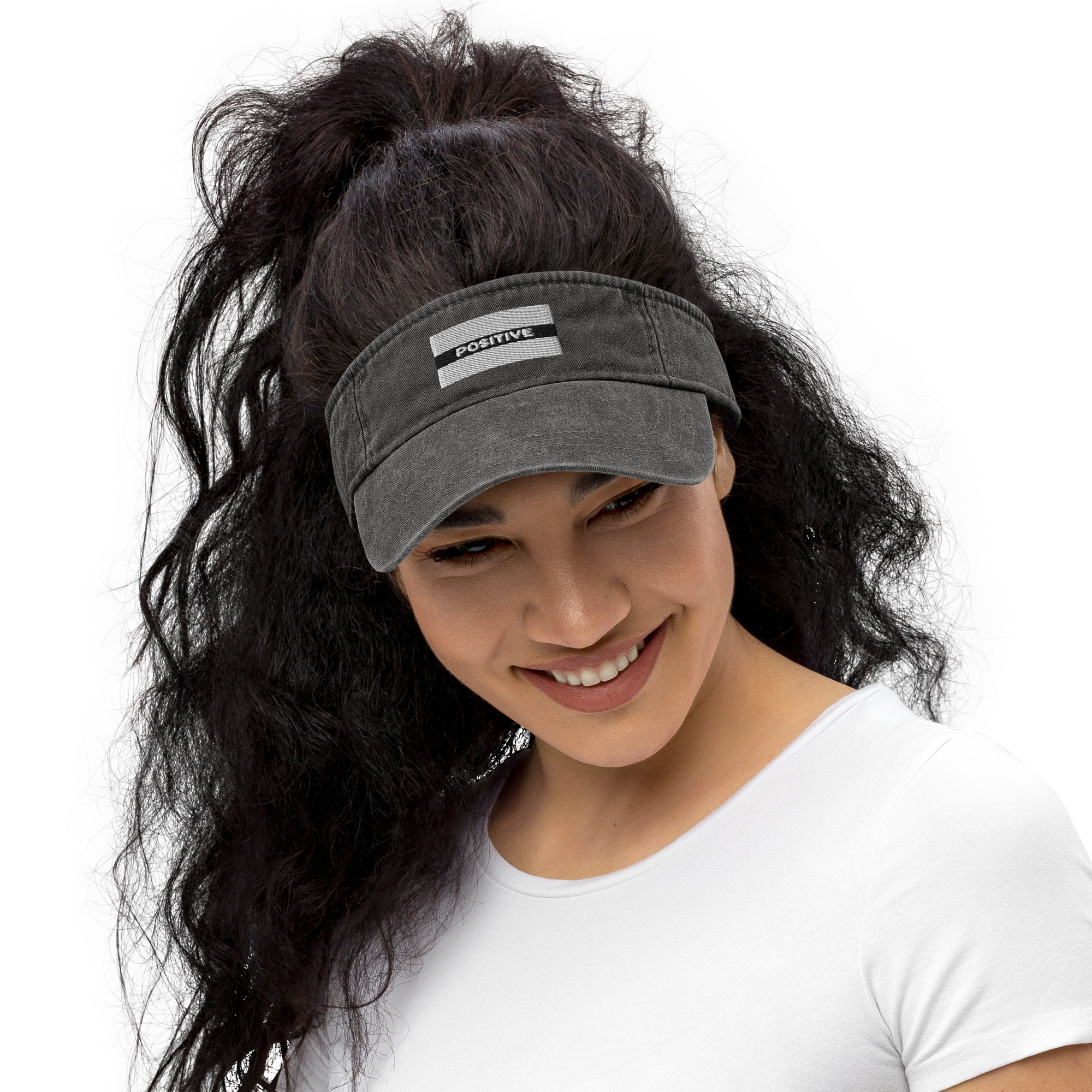 denim-visor-black-front-63d2f8ff4baca.jpg Denim visor - Image 1