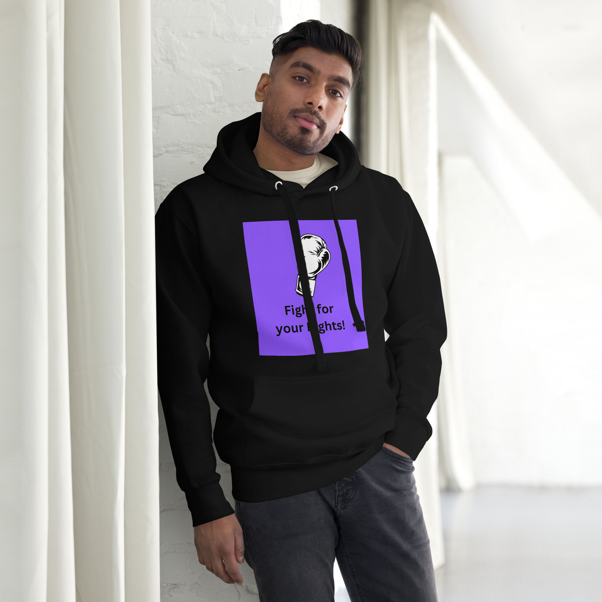 unisex-premium-hoodie-black-front-63d2fec1d177b.jpg Unisex Hoodie - Image 1
