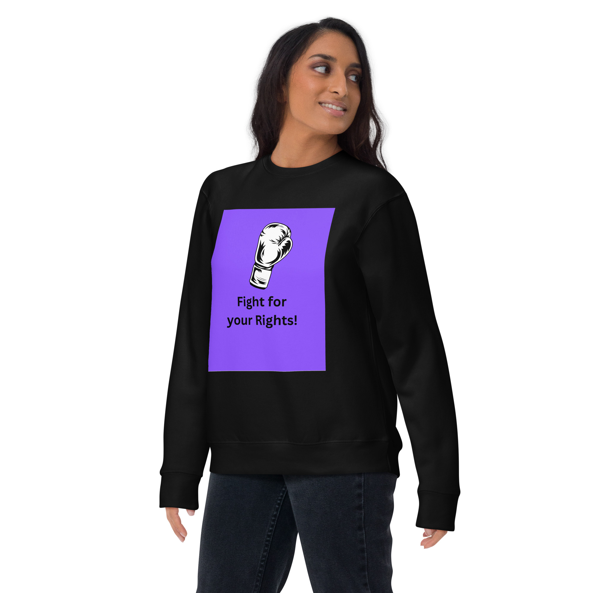unisex-premium-sweatshirt-black-front-63d04462764fa.jpg Unisex Premium Sweatshirt - Image 1