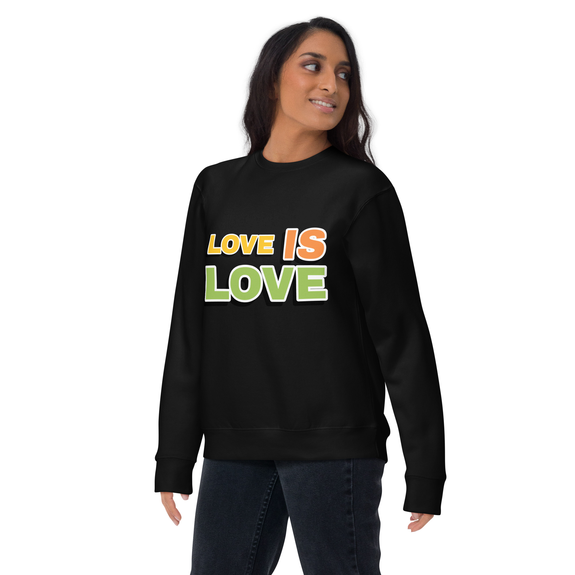 unisex-premium-sweatshirt-black-front-63d2f1c338686.jpg Unisex Premium Sweatshirt - Image 1