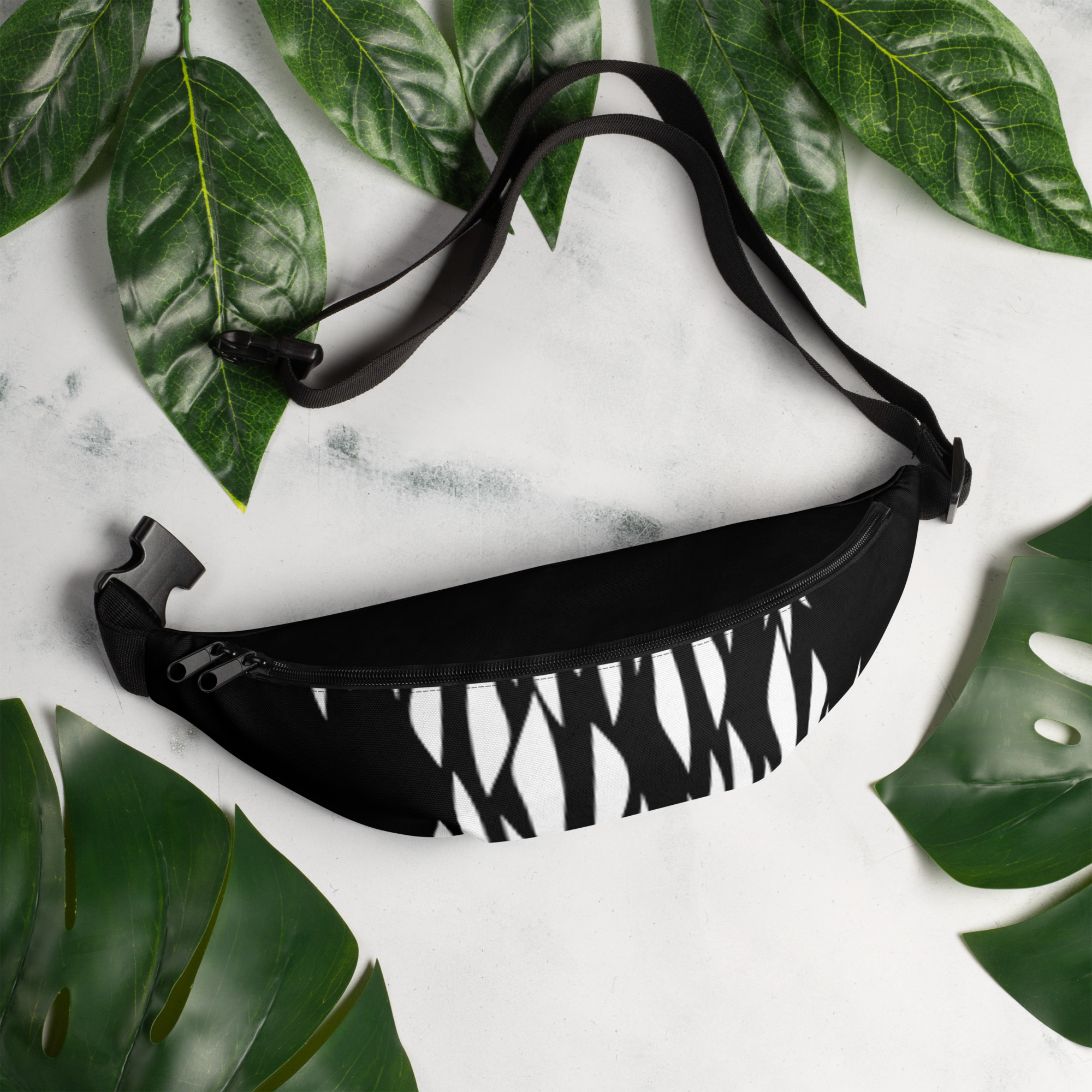 all-over-print-fanny-pack-white-lifestyle-1-63fd46c0c883c.jpg Fanny Pack - Image 1
