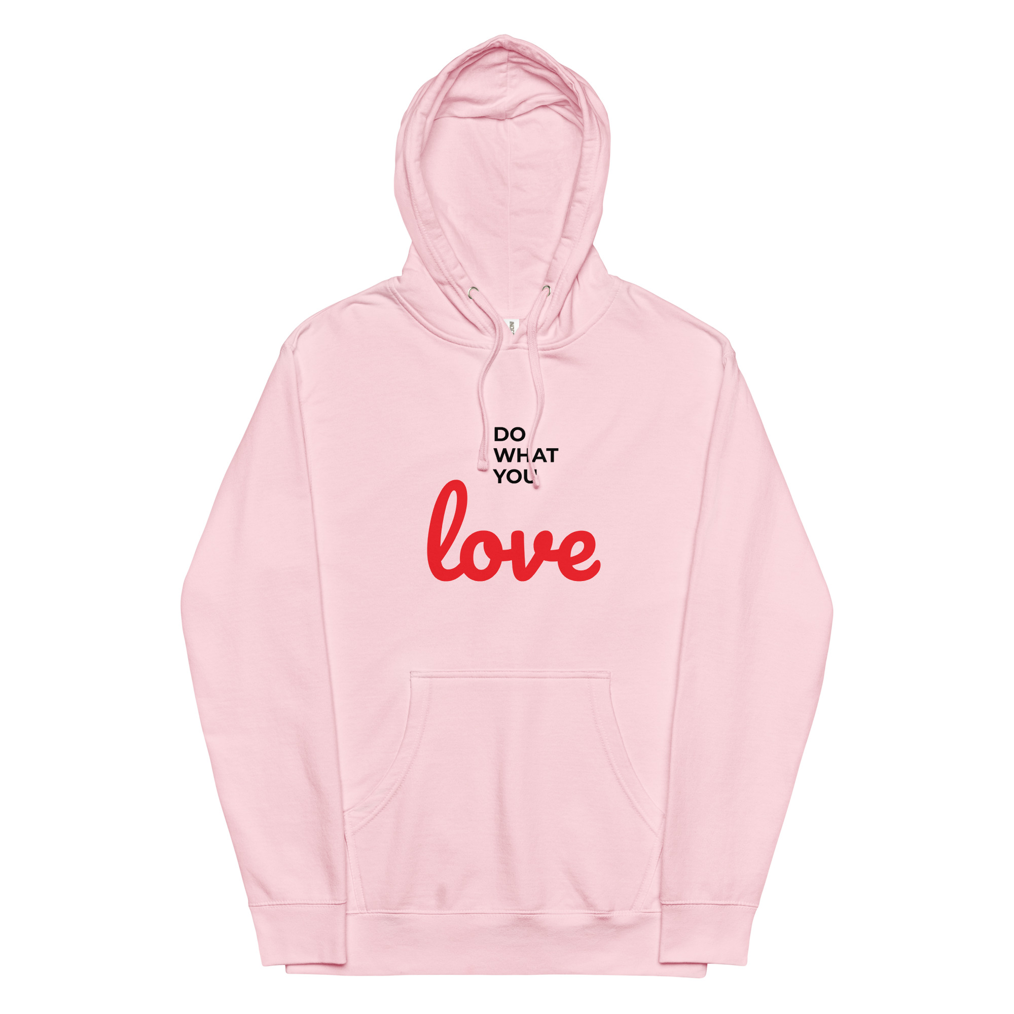 unisex-midweight-hoodie-light-pink-front-63fca9c6342ac.jpg Unisex midweight hoodie - Image 1