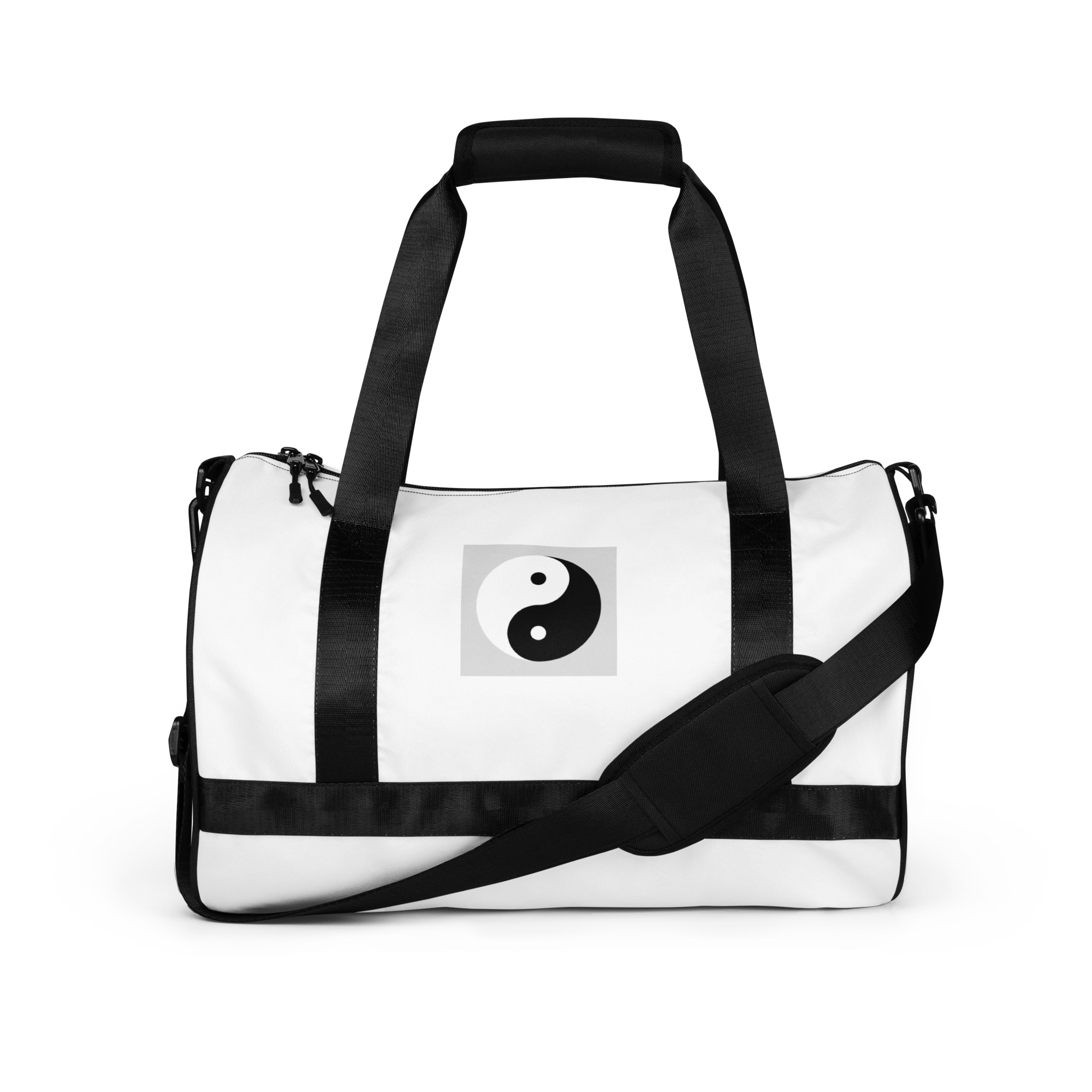 all-over-print-gym-bag-white-front-6403597f5c37d.jpg All-over print gym bag - Image 1