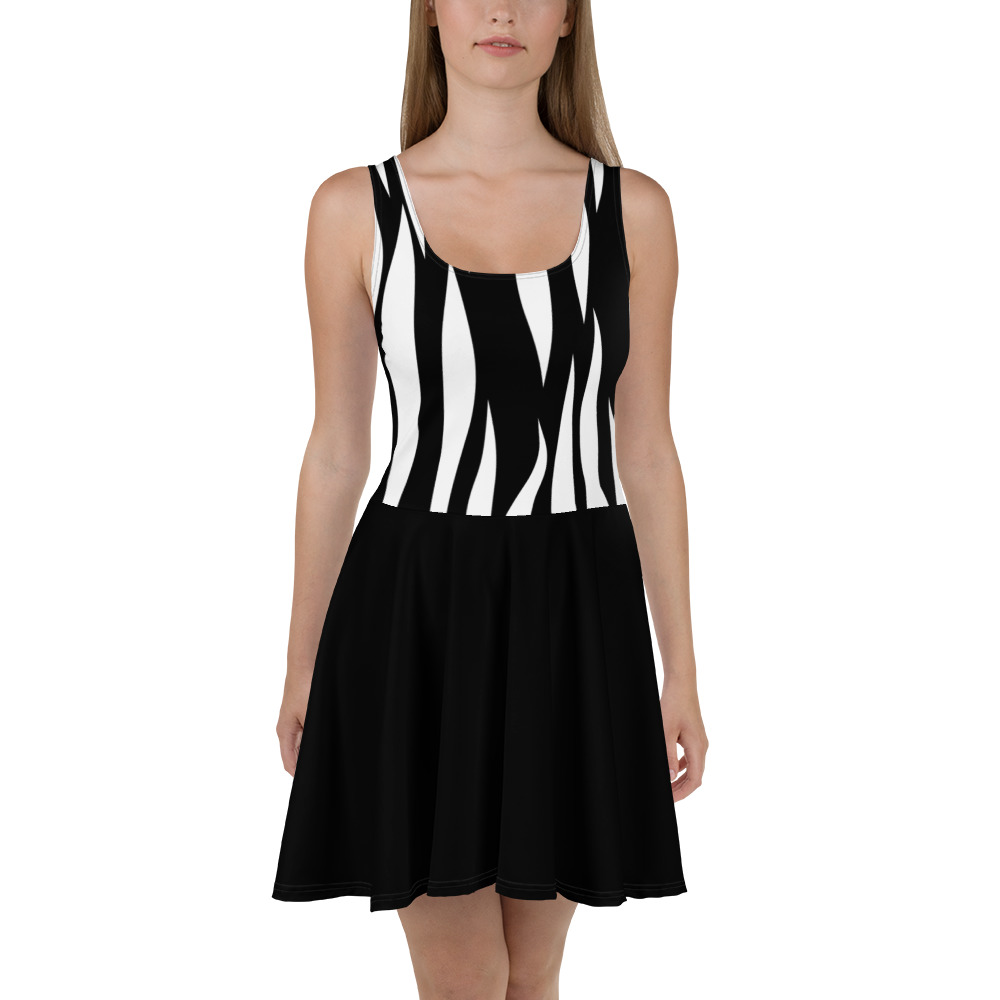 all-over-print-skater-dress-white-front-640111121c694.jpg Skater Dress - Image 1