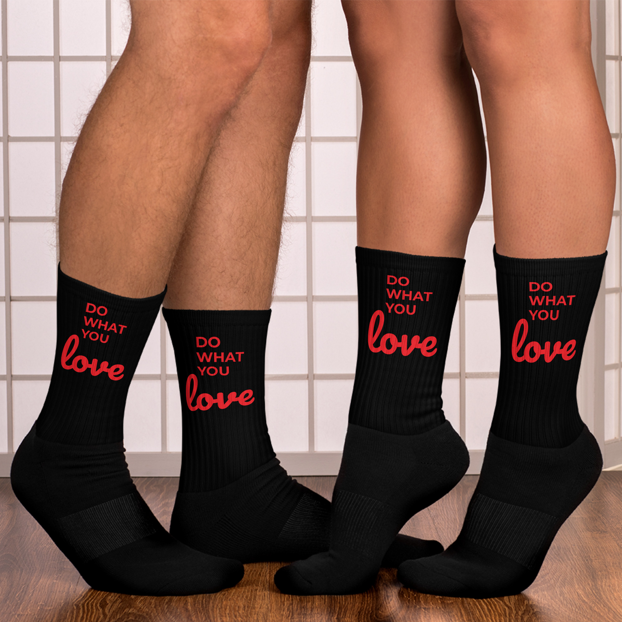 black-foot-sublimated-socks-couple-6400d7fb4ce48.jpg Socks - Image 1