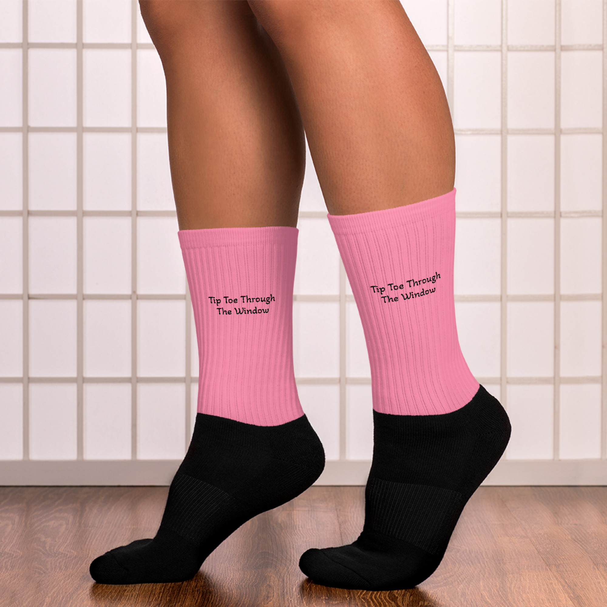 black-foot-sublimated-socks-left-6400f9ec39222.jpg Socks - Image 1