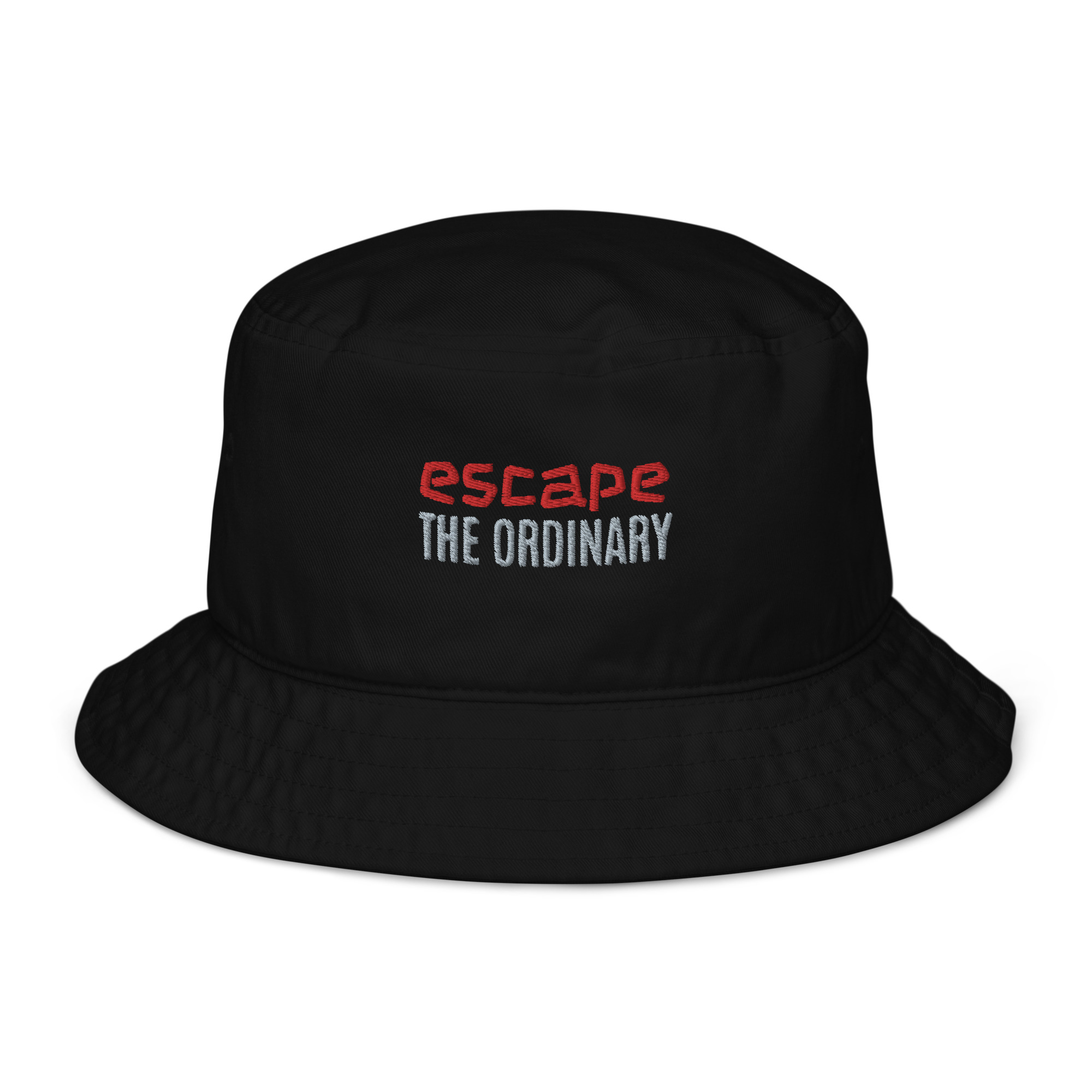 organic-bucket-hat-black-front-640154f17037a.jpg Organic bucket hat - Image 1