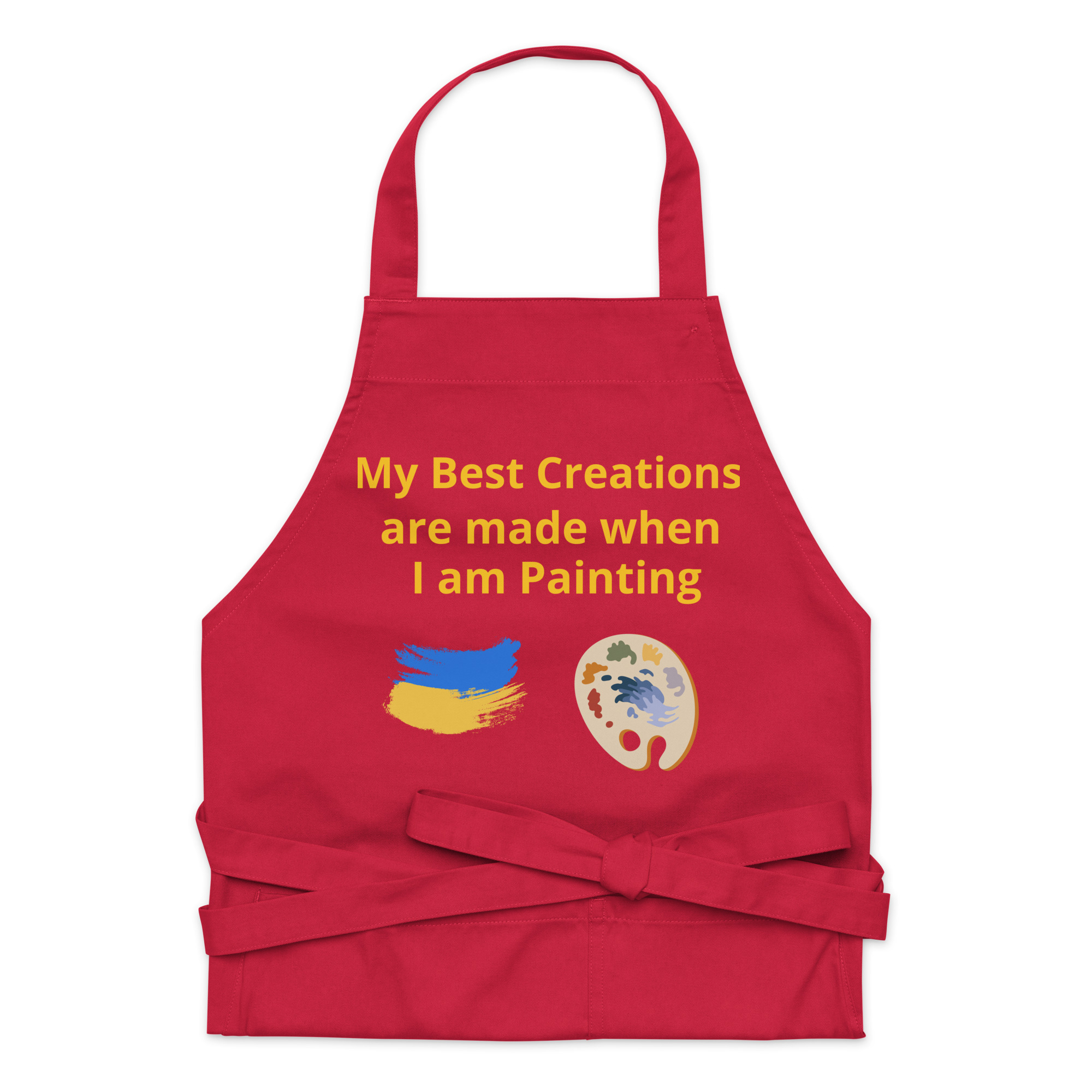 organic-cotton-apron-red-front-640507974fe2a.jpg Organic cotton apron - Image 1