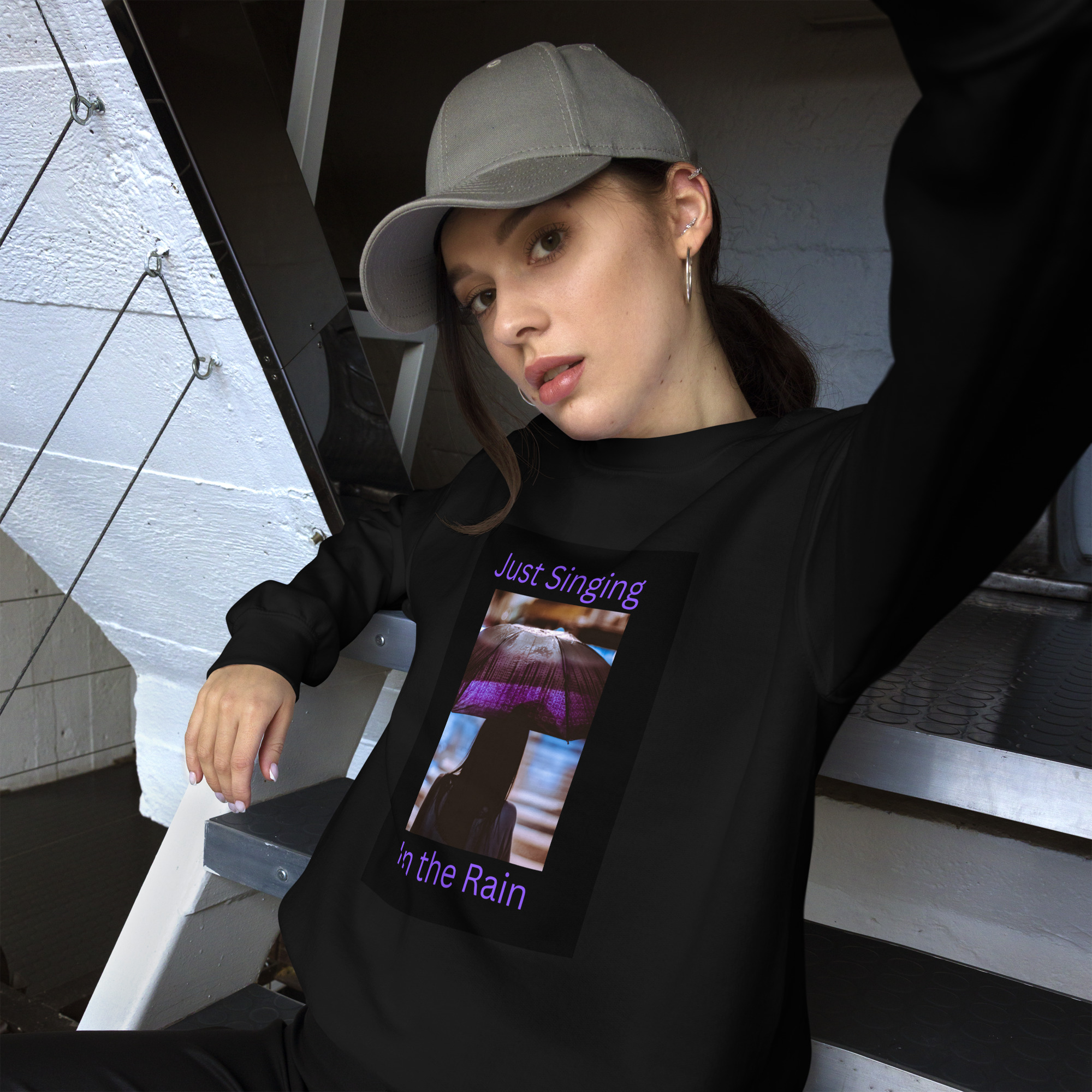 unisex-crew-neck-sweatshirt-black-front-6413f1dba17d3.jpg Unisex Sweatshirt - Image 1