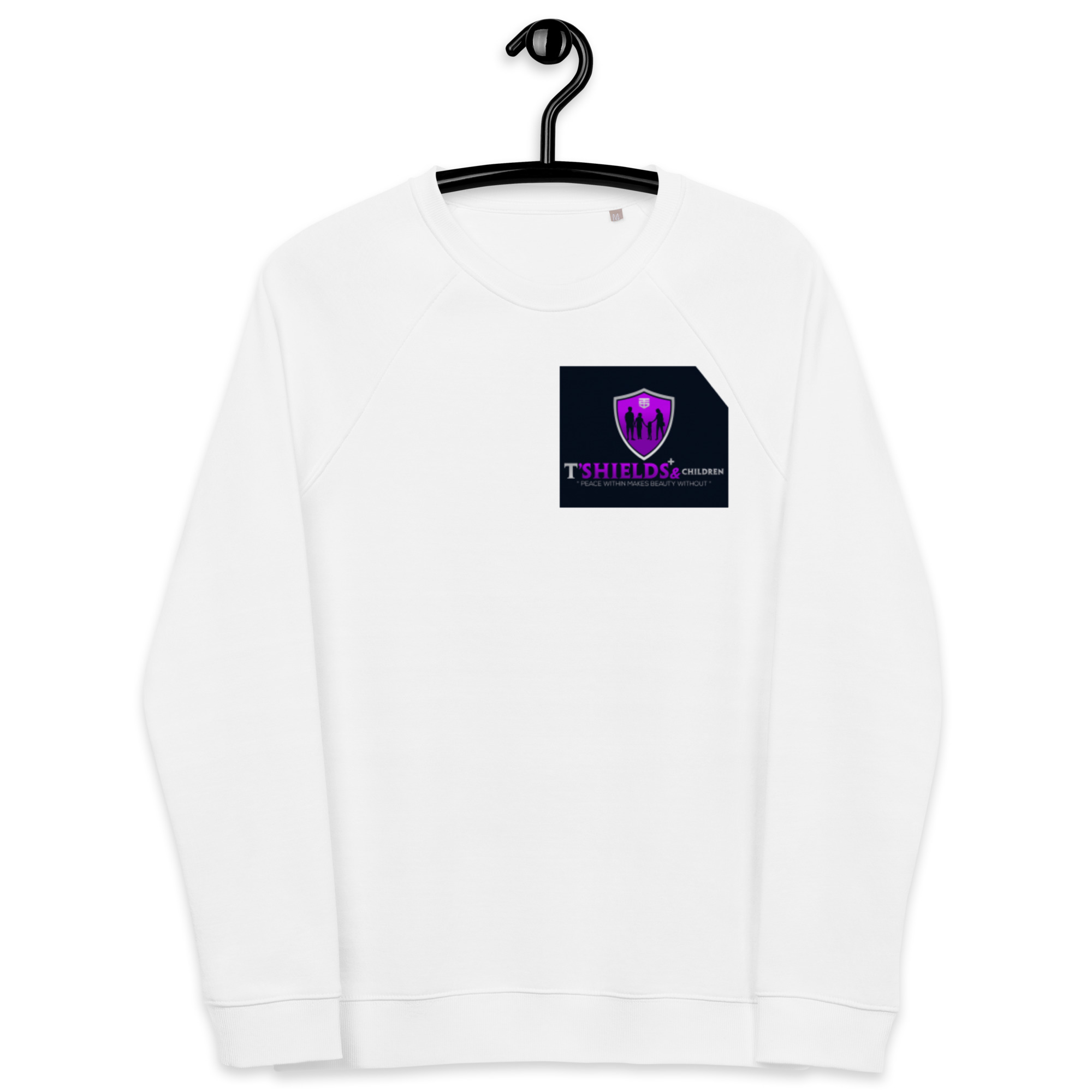 unisex-organic-raglan-sweatshirt-white-front-64113fe4f16ca.jpg Unisex organic raglan sweatshirt - Image 1