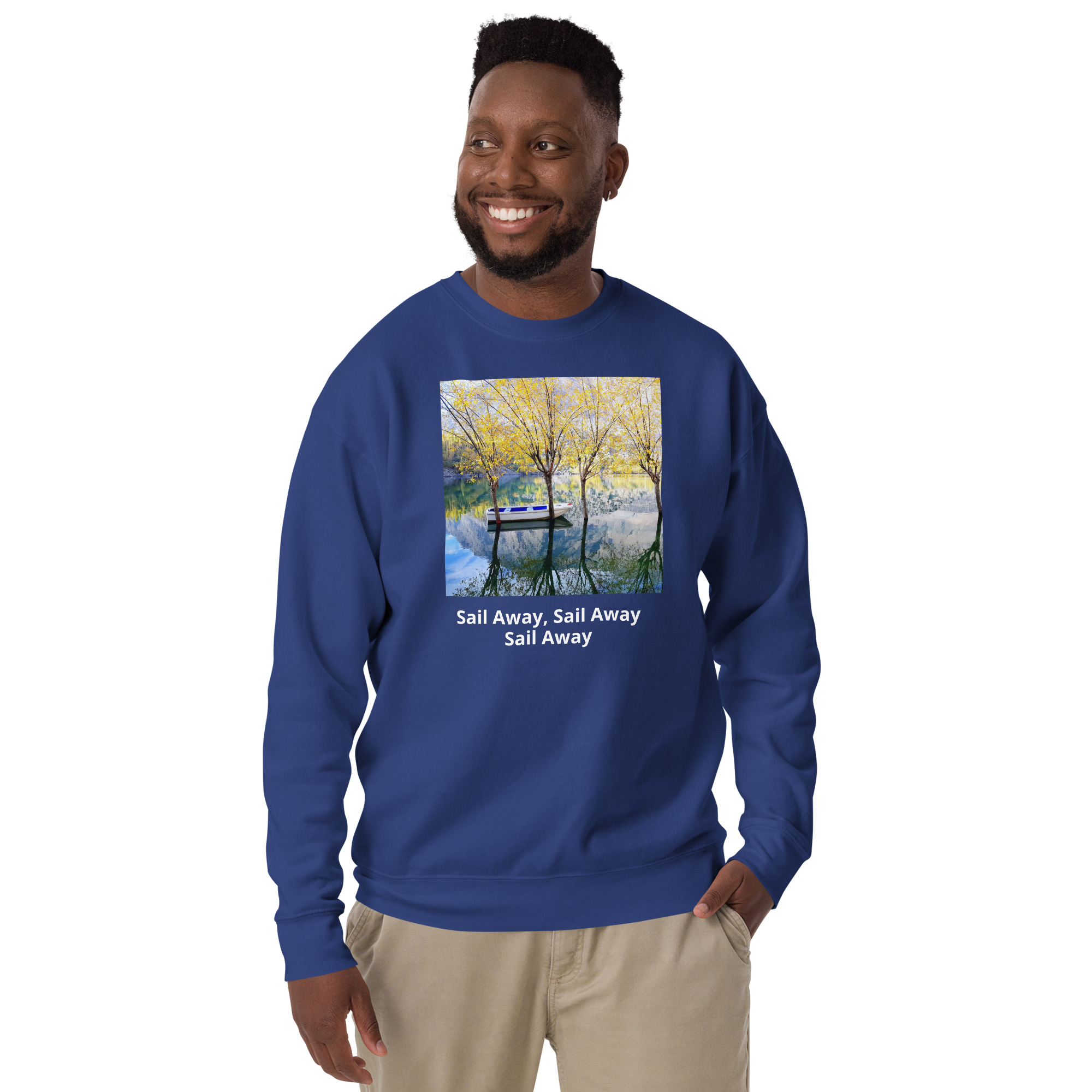 unisex-premium-sweatshirt-team-royal-front-6406c5b97ef64.jpg Unisex Premium Sweatshirt - Image 1