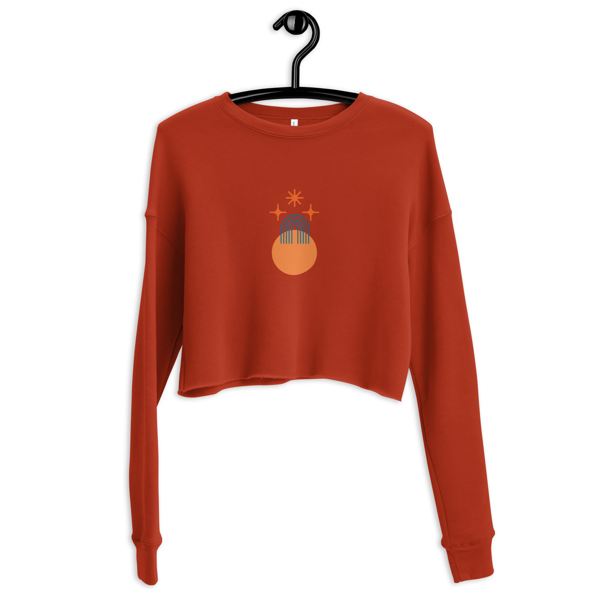womens-cropped-sweatshirt-brick-front-6402dfd3b0dc3.jpg Crop Sweatshirt - Image 1