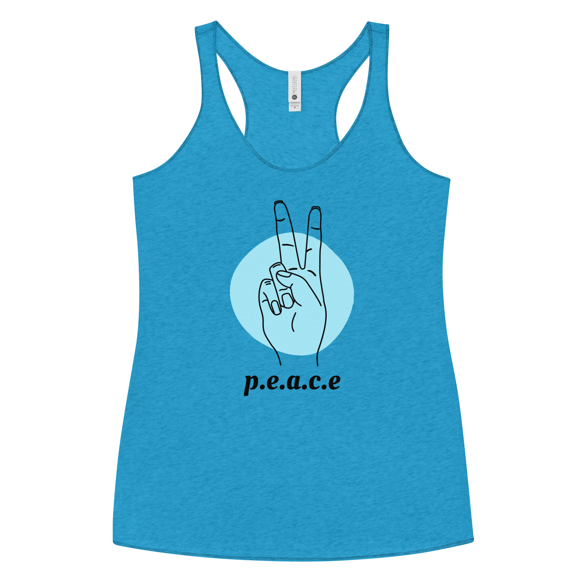 womens-racerback-tank-top-vintage-turquoise-front-6404f18a986f1.jpg Women's Racerback Tank - Image 1