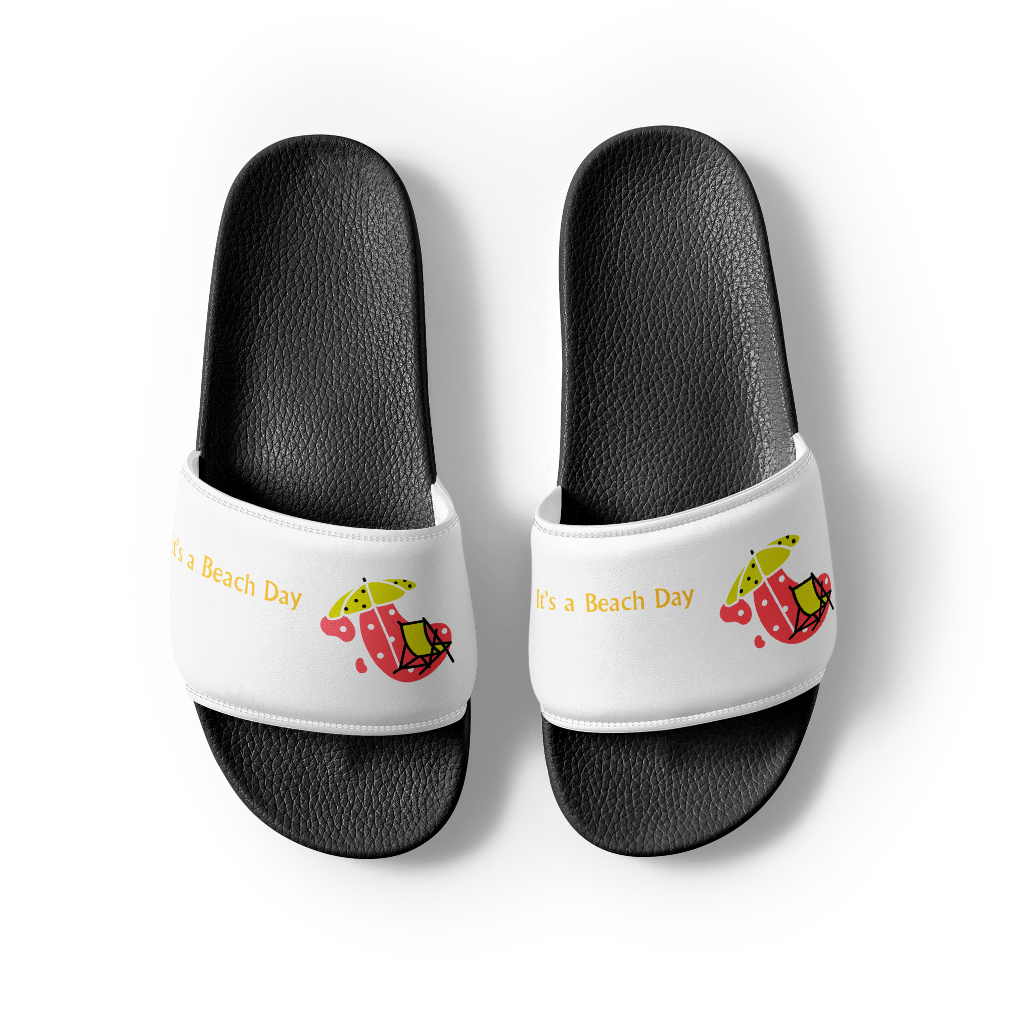 womens-slides-black-front-2-6405192be422b.jpg Women's slides - Image 1
