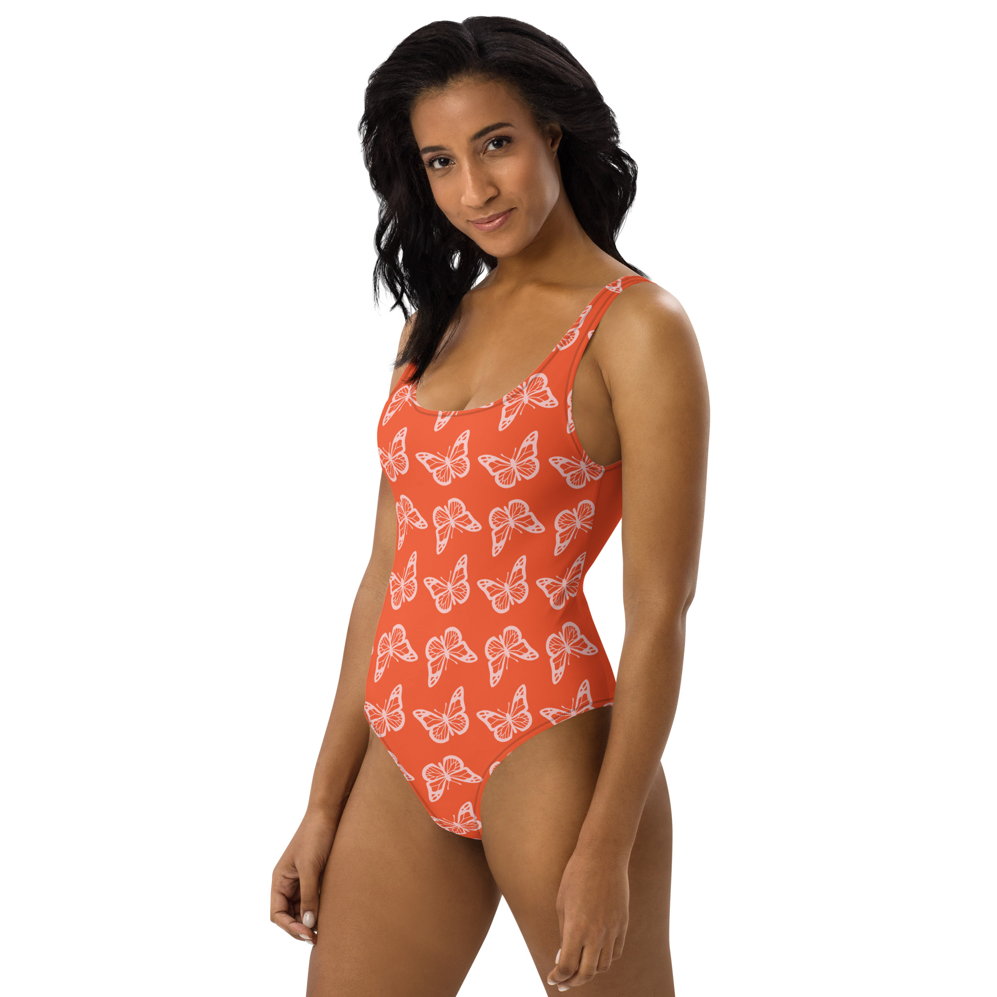 all-over-print-one-piece-swimsuit-white-left-64389f4a68c4d.jpg One-Piece Swimsuit - Image 1
