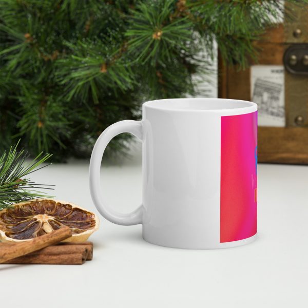 White glossy mug - Image 2